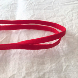 平ゴム【レッド １０M 】マスクゴム 巾5㎜ 送料無料 高品質 カラー 赤 4枚目の画像