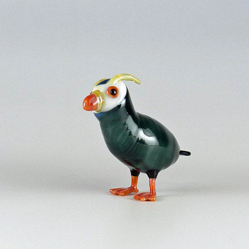 エトピリカ 中空ガラスの動物置物 ガラス細工 オブジェ その他置物