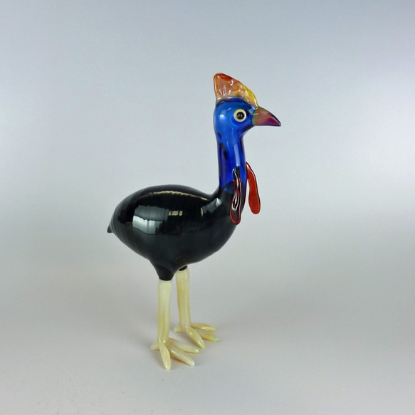 サイの頭部の置物 黒色 樹脂製 絶滅危惧種木製動物カトラリー - 有限