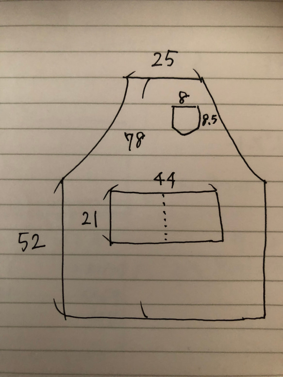 帆布エプロン　作業エプロン　エプロン　cafeエプロン　カフェエプロン　レザー エプロン　料理　帆布11号　キャメル　 9枚目の画像