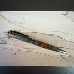 木のボールペン　☆アカシアの木　スタビライズドウッドタイプ 210121-07 6枚目の画像