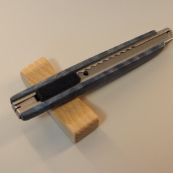 木のカッターナイフ　☆トチの木　スタビライズドウッドタイプ　210121-11 2枚目の画像