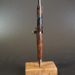木のシャープペン0.5mm芯　☆カリン　210228-05 スタビライズドウッドタイプ 4枚目の画像