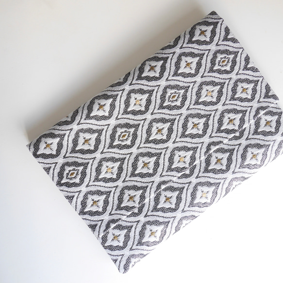 オリエンタル織りクラッチバッグ〜gray〜 2枚目の画像