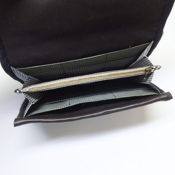 手織り財布風クラッチバッグ 4枚目の画像