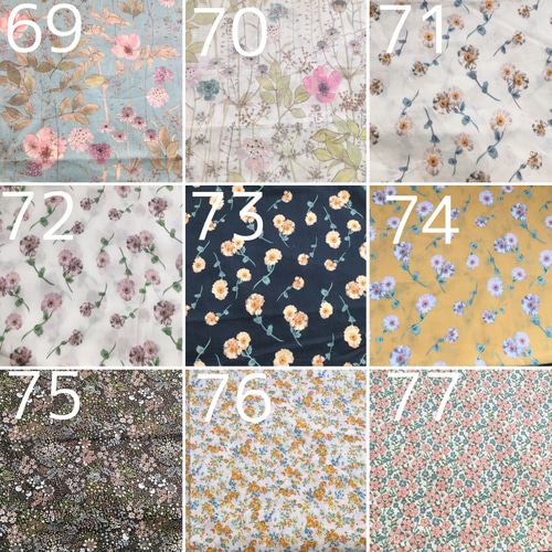 リバティ生地見本ページ】 - 生地 