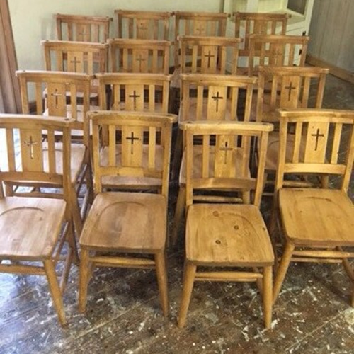 チャーチチェア 4脚セット チャーチチェア