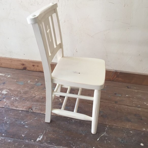 アンティーク　チャーチチェア 英国アンティーク調 チャーチチェア ボックス付 クロス