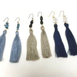 再再.....販!!!!フリンジタッセルピアスイヤリング)☆ 4枚目の画像