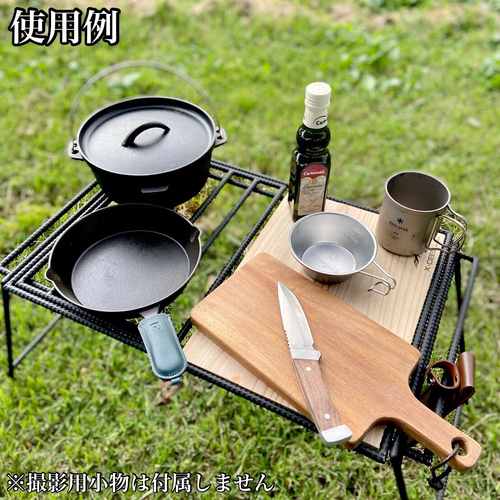 フラット アイアンテーブル アイアンラック フラットバーナー
