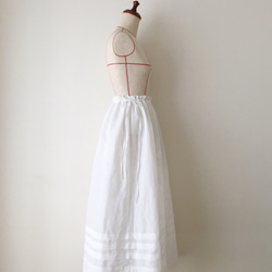 Camille-skirt,white 2枚目の画像