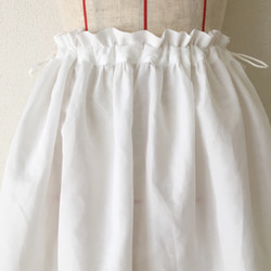 Camille-skirt,white 3枚目の画像
