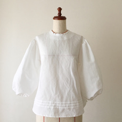 Camille-blouse,white 1枚目の画像