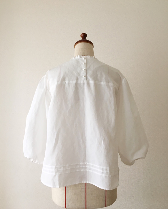 Camille-blouse,white 3枚目の画像