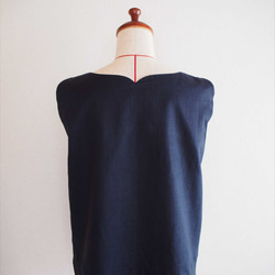 tulip tunic -navy- 3枚目の画像