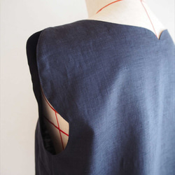 tulip tunic -navy- 7枚目の画像