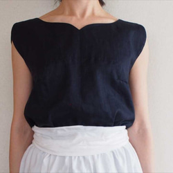 tulip tunic -navy- 9枚目の画像