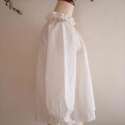 shirring blouse -white- 2枚目の画像