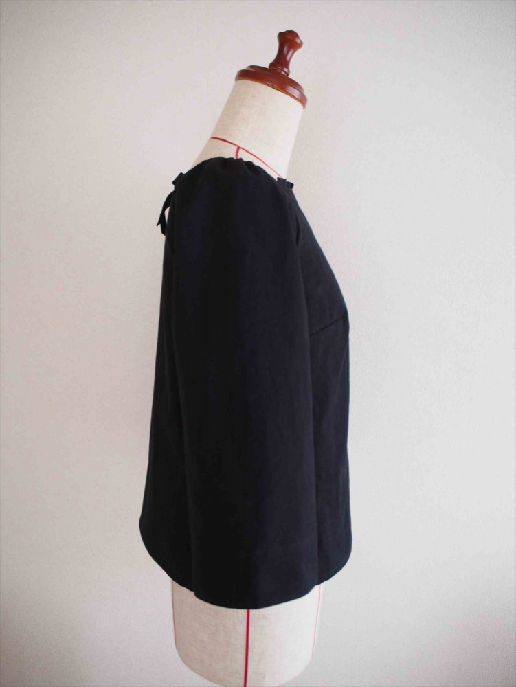 《sale》Veronica -black blouse-