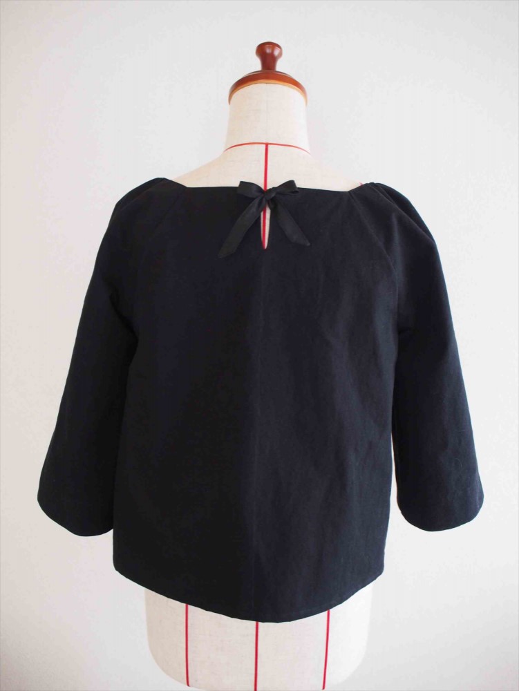 《sale》Veronica -black blouse-