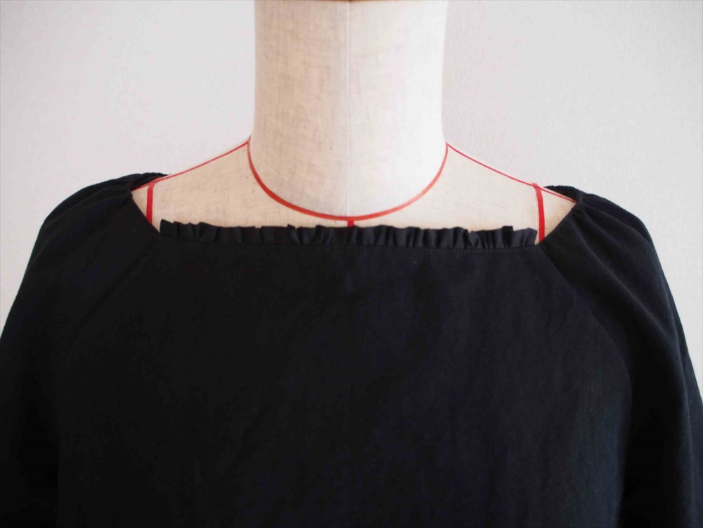 《sale》Veronica -black blouse-