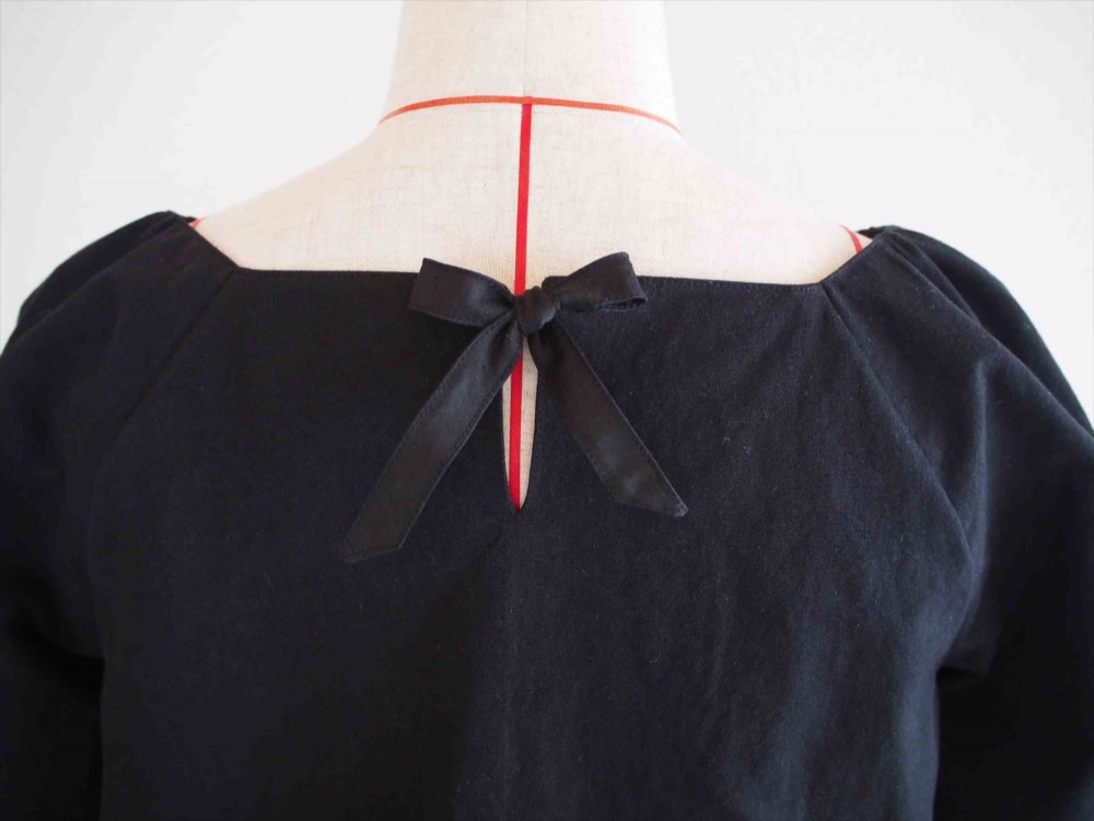 《sale》Veronica -black blouse-