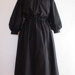 drawstring skirt,black 5枚目の画像