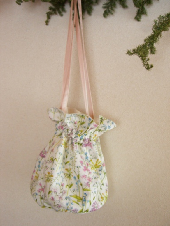 wild flower pouch　(bucket) 2枚目の画像