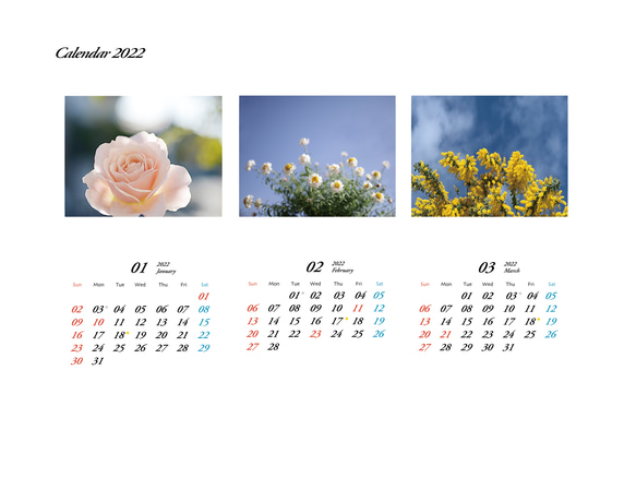 Calendar 2022 3枚目の画像