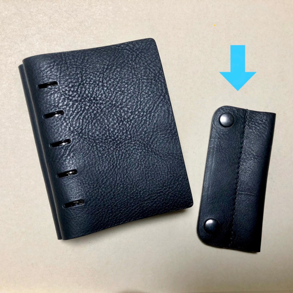 ▶︎MB手帳シリーズ専用オプション▶︎共革ペンホルダー