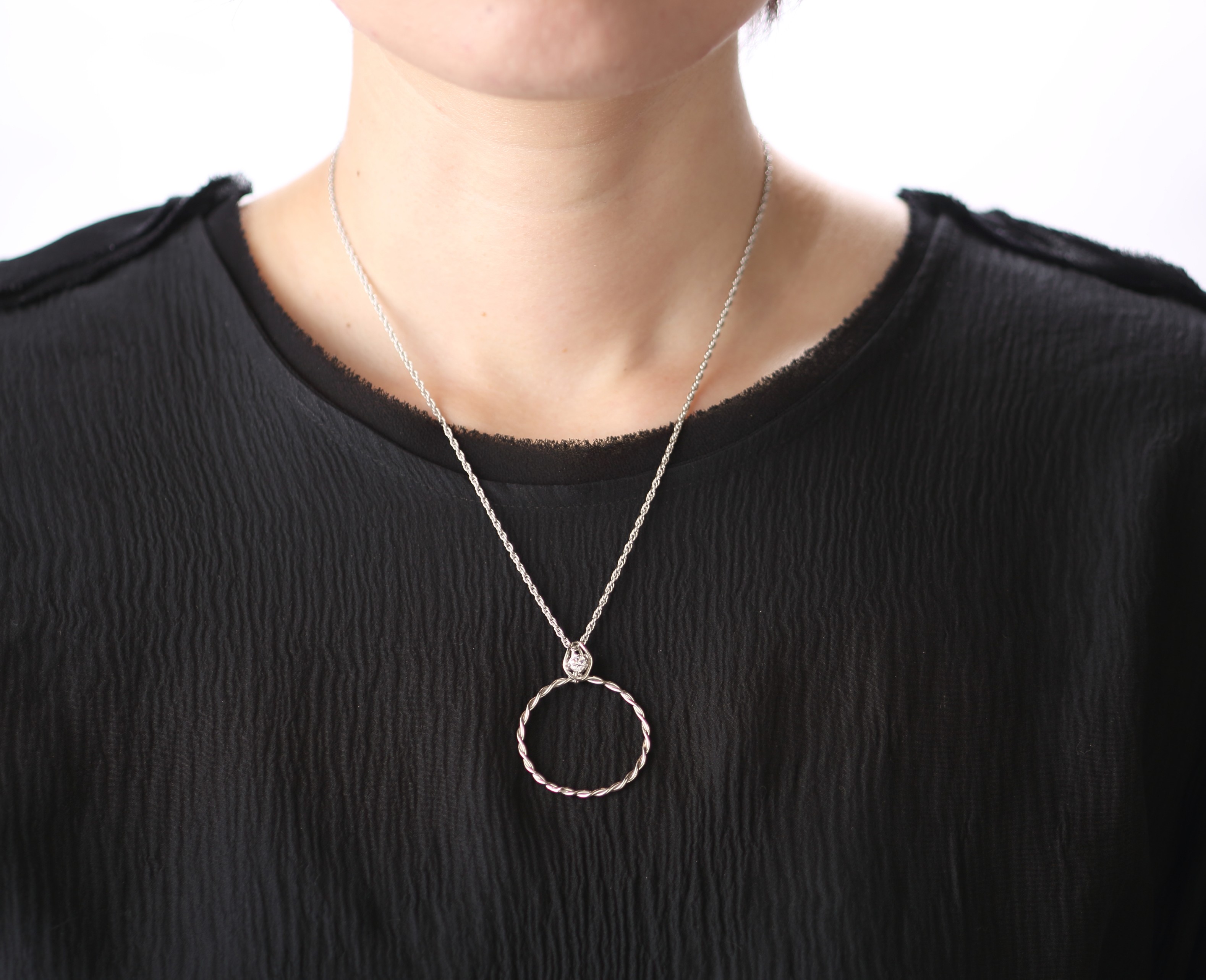 purincess hoop(necklace)　【受注生産】