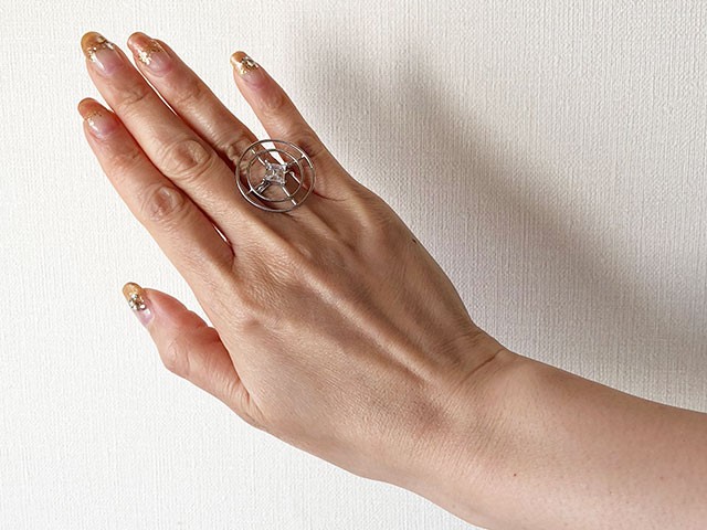 【受注生産】雪の結晶 リング ジルコニア RG0207-S