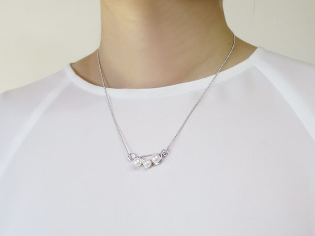 ホワイトスズラン ネックレス White Lily NC0128-S【受注生産】