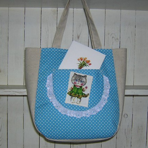 送料無料）猫アップリケ バッグ トートバッグ Pepper Pot 通販 1307455