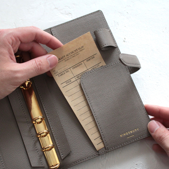 【 受注製作 】システム手帳(バイブルサイズ) 