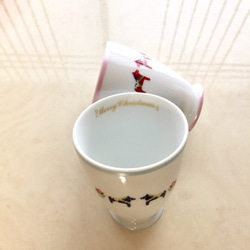 ☆彡ダーラナホース柄のシンプルでおしゃれなカップお色違い２個セット♪ 4枚目の画像