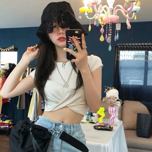 ガーリーレースハット ハット セレクトショップ♡プロフ必見 通販