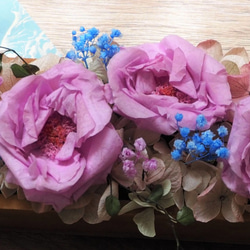 「野ばら」Lilac◆香りと楽しむアンティーク・フラワーＢＯＸ 5枚目の画像