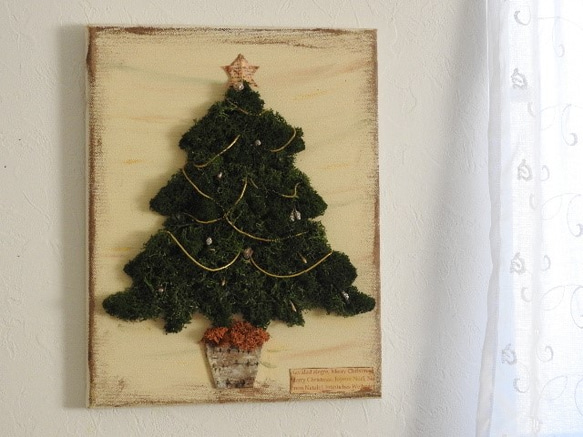 Arbre de Noël・クリスマスツリー』～アンティーク☆壁掛け