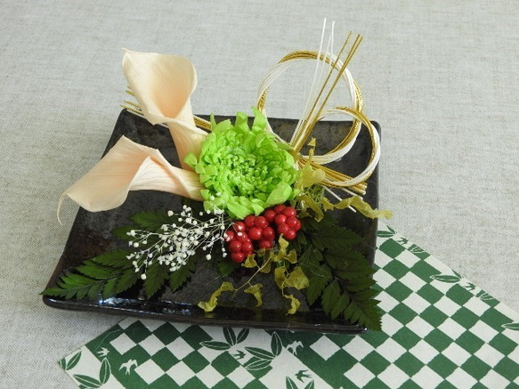 “雅” - 水引和花和現代裝飾◆新年裝飾品 - 第2張的照片
