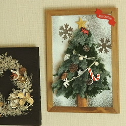 【Creema限定・早割】～雪降るクリスマスツリー（壁掛け）～ 6枚目の画像