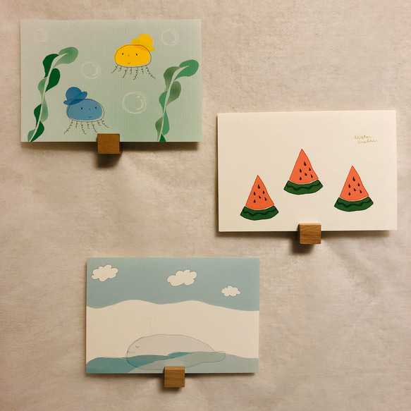 ポストカード 3枚セット『summer & summer』 2枚目の画像