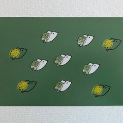 ポストカード 3枚セット『小鳥』 2枚目の画像