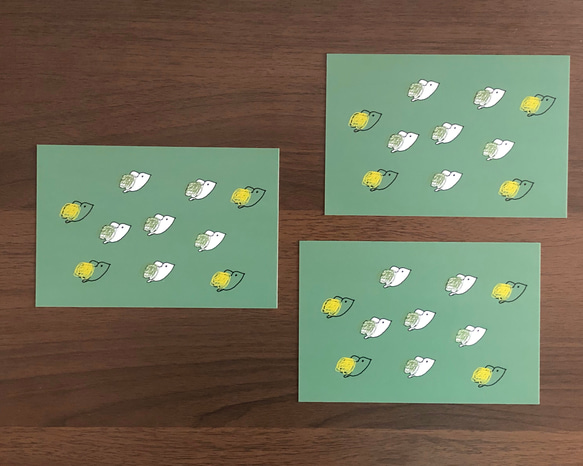 ポストカード 3枚セット『小鳥』 1枚目の画像