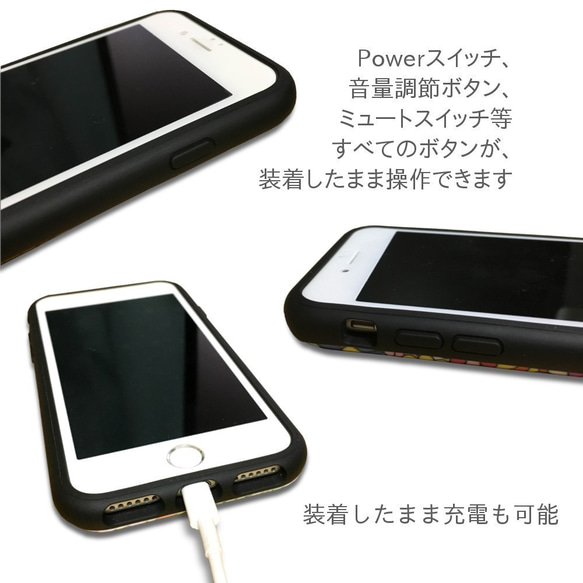 トカゲ iPhone スライド 耐衝撃 ケース スマホケース スマホカバー カード TPU バックカバー 7枚目の画像