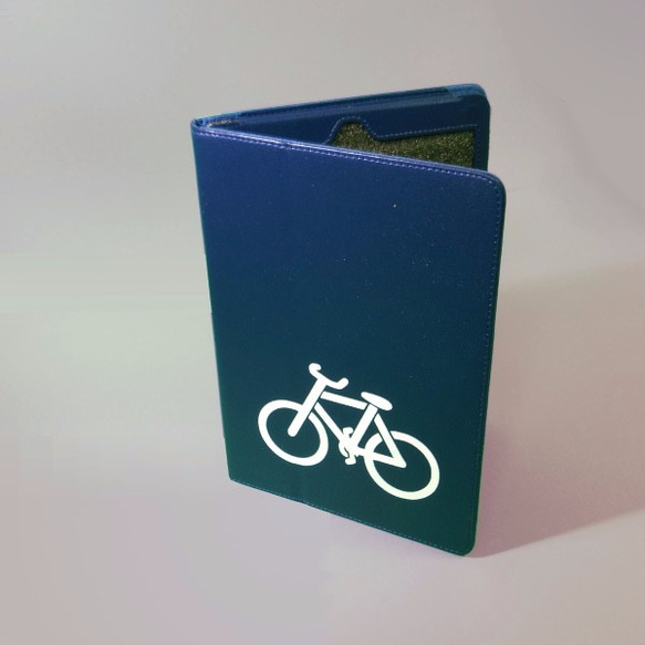 自転車 iPad オリジナル レザーケース ペット Air mini Pro 手帳型 カバー タブレット 5枚目の画像