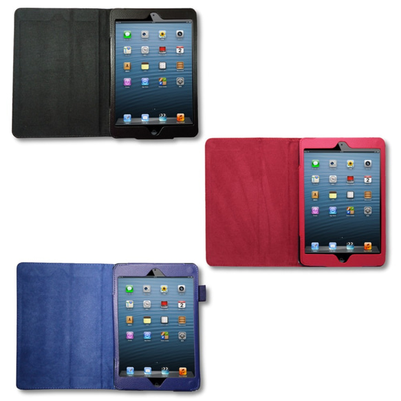 フクロウ ~ ロゴ iPad オリジナル レザーケース ペット Air mini Pro 手帳型 カバー タブレット 3枚目の画像