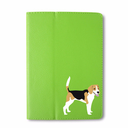 ビーグル 犬 iPad オリジナル レザーケース ペット Air mini Pro 手帳型 カバー タブレット 7枚目の画像