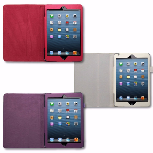 【 新商品 】チワワ パーティ iPad オリジナル レザーケース ペット Air mini Pro タブレット 3枚目の画像