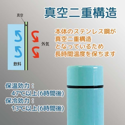 【 WankoFace 】シュナ ポケミニボトル マグボトル ボトル 水筒 保温 保冷 ステンレス 140ml 5枚目の画像